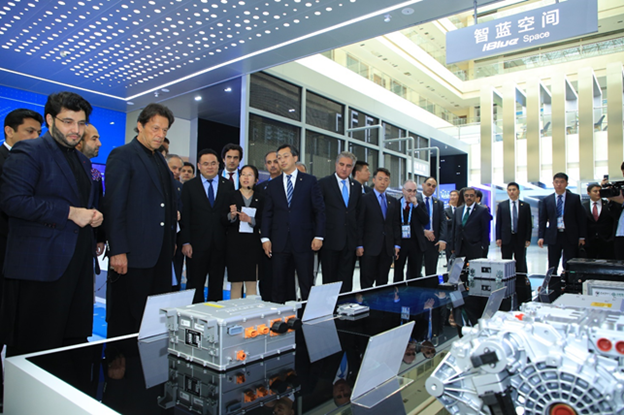 Prime Minister of Pakistan Imran Khan pays a visit to FOTON Motor Group in Beijing China